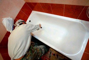 восстановление эмали чугунной ванны