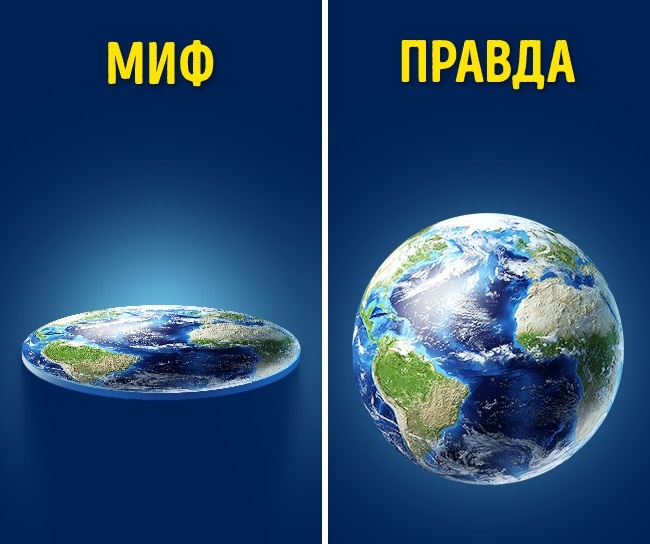 12 известных мифов о земле