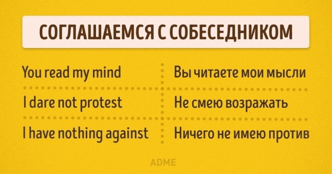 50 английских фраз для общения