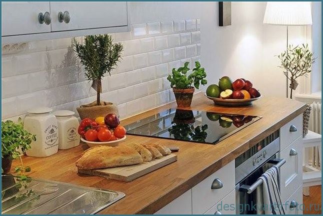 Цветовое решение для кухонной столешницы, фото подборка