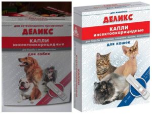 Деликс капли от блох для кошек и собак