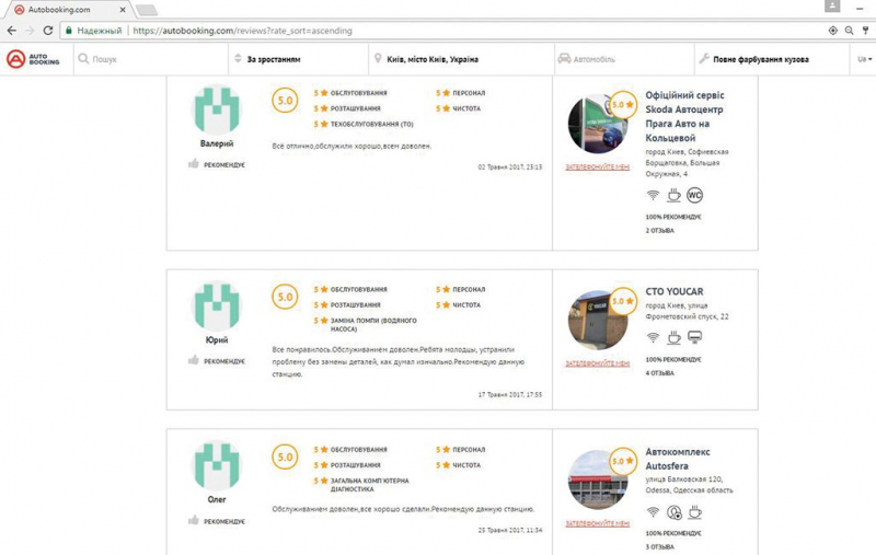 Главные особенности сервиса autobooking для выбора сто