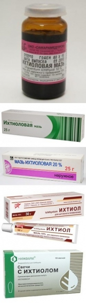 Ихтиоловая мазь: способ применения и дозировка