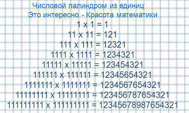 Интересные факты о математике