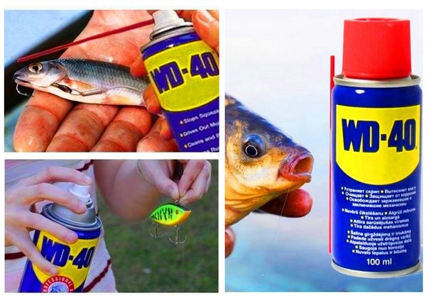 Использование смазки wd-40 на рыбалке