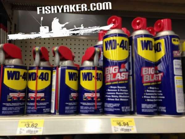 Использование смазки wd-40 на рыбалке