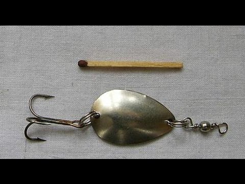 Изготовление блесны из ложки