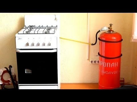 Как подключить газовую плиту к баллону