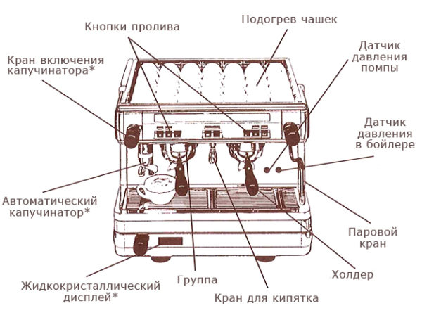 Как работает кофеварка: схема, устройство, принцип действия