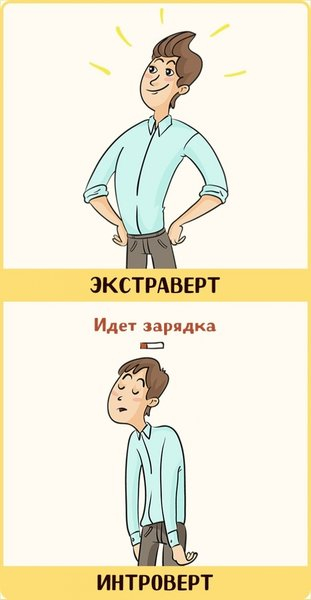 Как видят мир экстраверты и интроверты