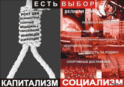 Капитализм и социализм за 2 минуты