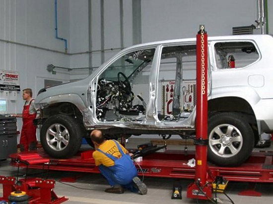 Кузовной ремонт легковых автомобилей