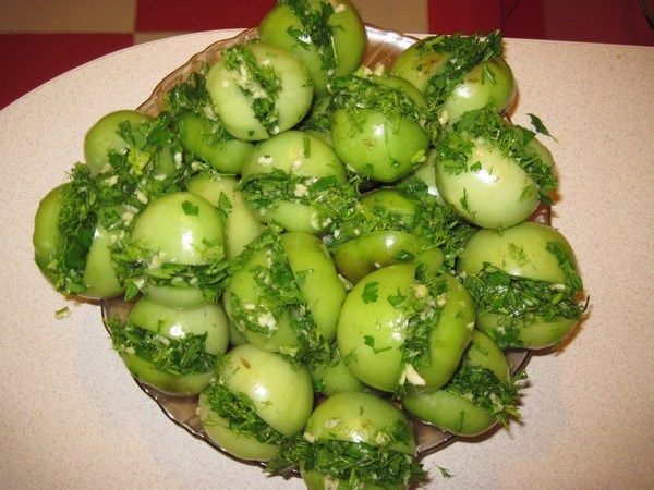 Маринованные зеленые помидоры: на зиму, быстрого приготовления, пошаговый рецепт, с картинками, консервированные, маринад, дольками, фото и видео