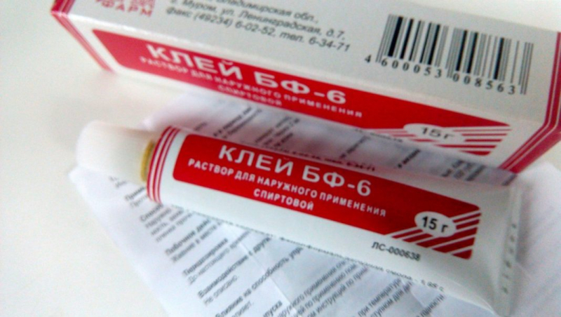 Медицинский клей бф-6: особенности, противопоказания и методы использования