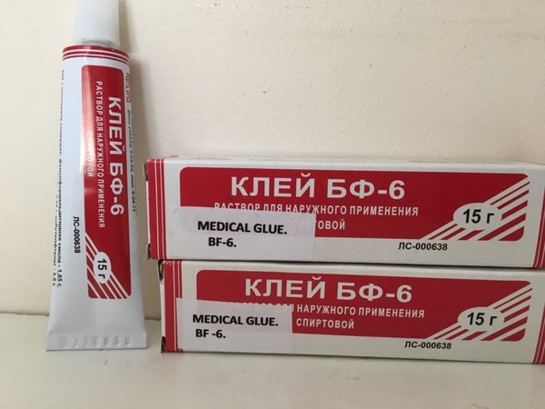 Медицинский клей бф-6: особенности, противопоказания и методы использования