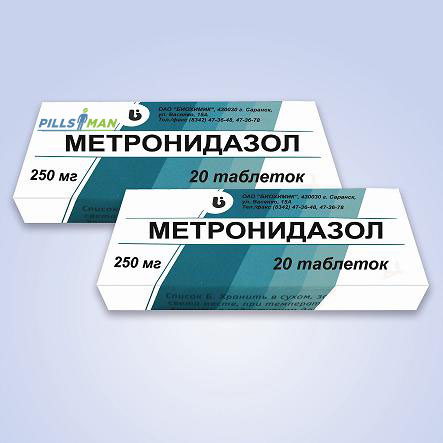 Метронидазол: описание препарата, форма выпуска