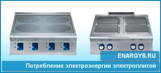 Мощность и расход электроэнергии индукционной плиты