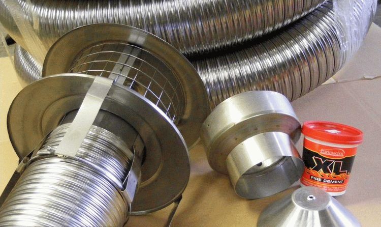 Можно ли использовать гофрированный дымоход из нержавеющей стали в газовой котельной
