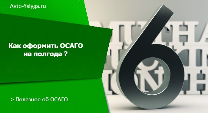 Можно ли оформить полис осаго на полгода и сколько это будет стоить