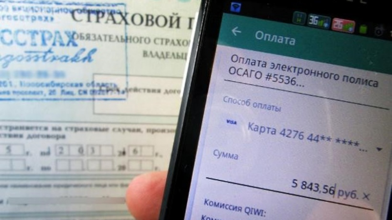 Оформление электронного полиса осаго