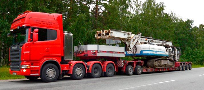 Особенности транспортировки буровых установок