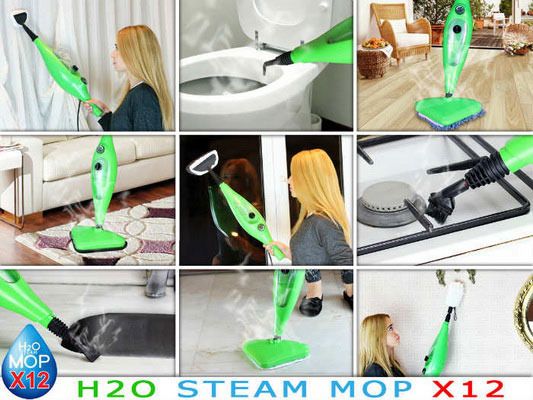 Паровые швабры h2o mop x5, h2o mop x6, h2o mop x12, h2o mop ultra