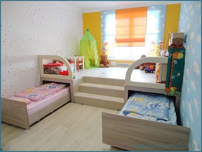 Планировка детской комнаты, фото подборка