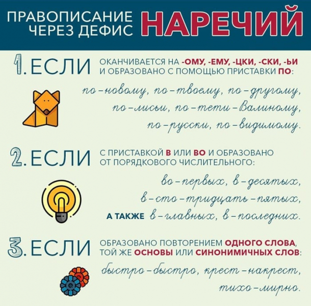Подборка простых правил русского языка