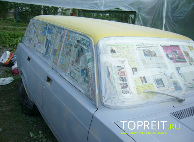 Покраска автомобиля в домашних условиях