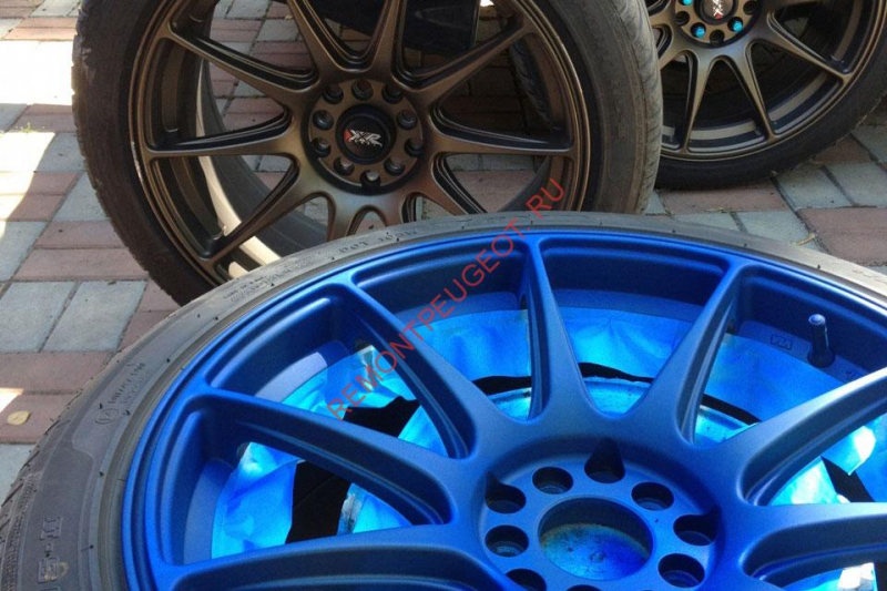 Порошковая покраска автомобильных деталей