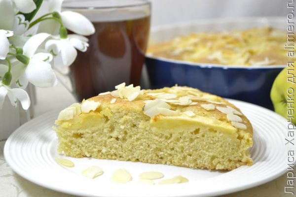 Постная шарлотка с яблоками: рецепты, как приготовить, очень вкусно