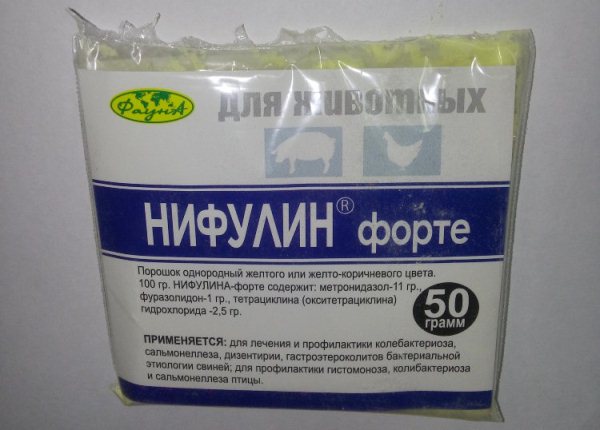 Применения нифулин-форте для голубей