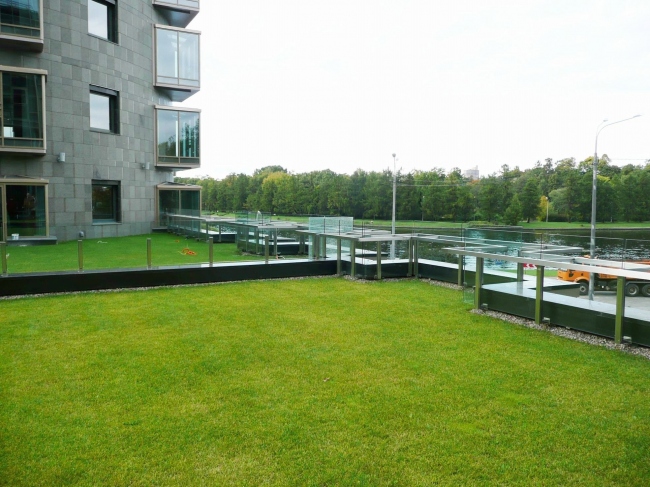 Растения атриума элитного жилого комплекса класса deluxe diadema club house