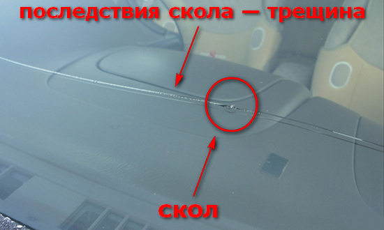 Ремонт лобового стекла автомобиля