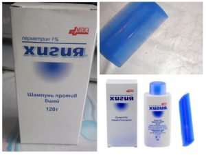 Шампунь хигия от вшей и гнид на голове