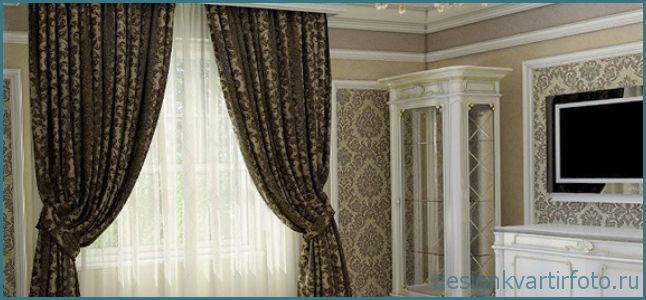 Шторы в классическом стиле, фото подборка