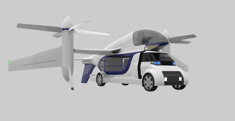 Специалистами компании workhorse представлено летающее такси