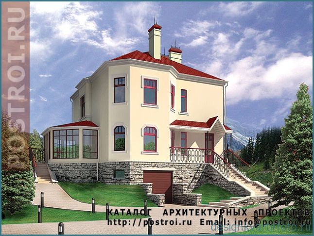 Трехэтажный дом, фото подборка