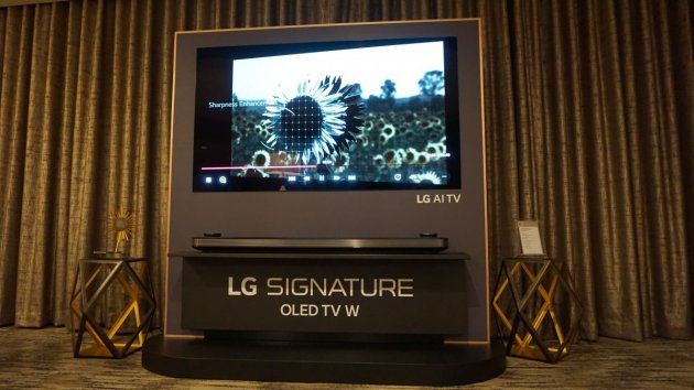 Ультратонкий телевизор lg oled signature