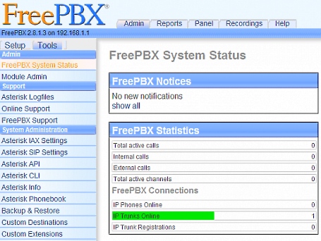 Установка asterisk + freepbx на debian/ubuntu