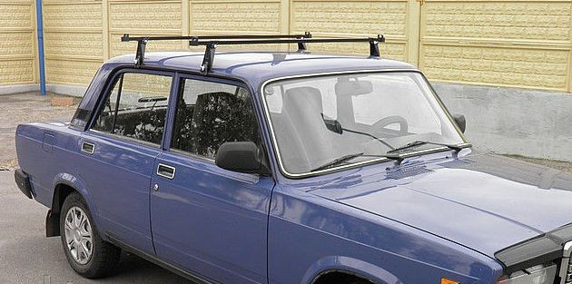 Установка багажника на крышу ваз 2107
