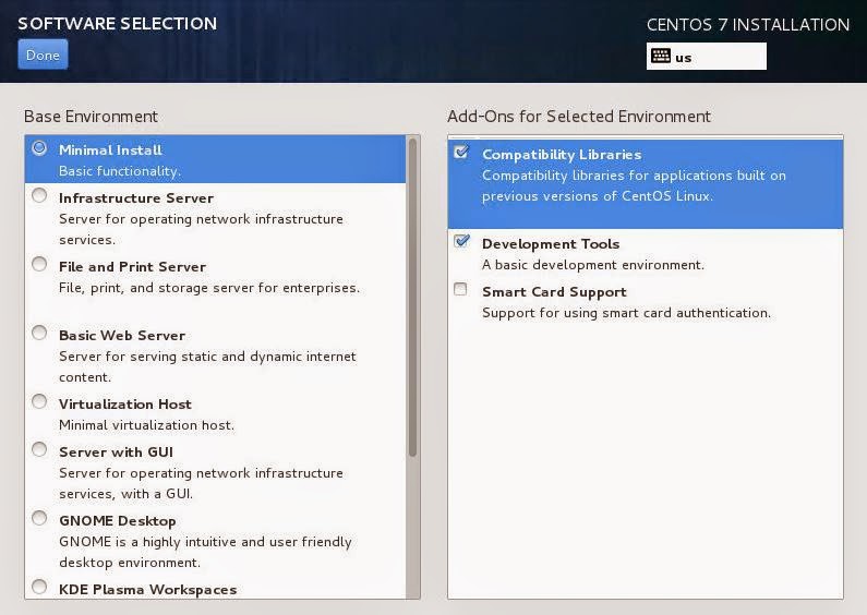 Установка centos 7