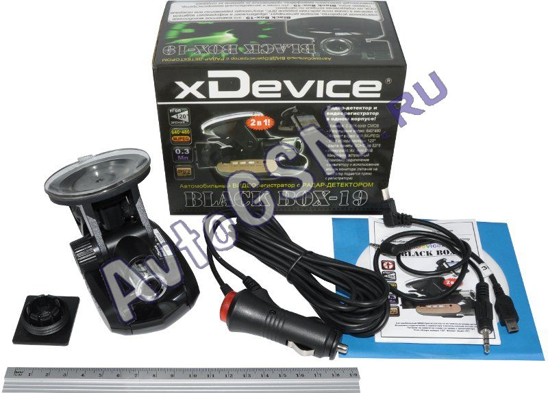 Видеорегистратор со встроенным радар-детектором xdevice blackbox-19